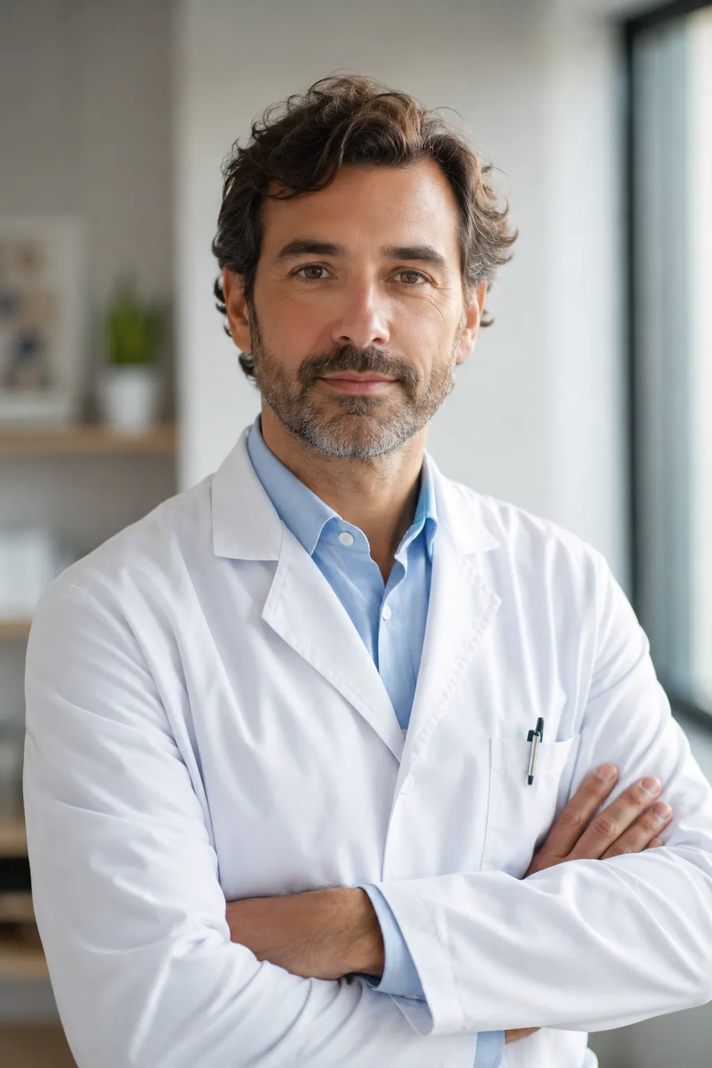 Retrato de un médico especialista